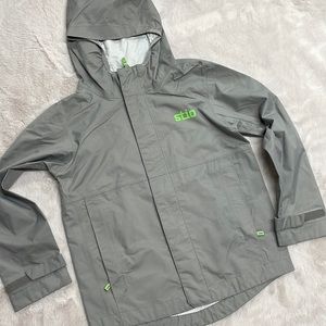Stio Kids Rollick Hooded Full Zip Gray Jacket Sz 6